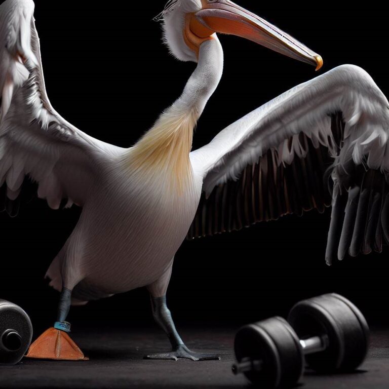 Ćwiczenia na pelikany z hantlami